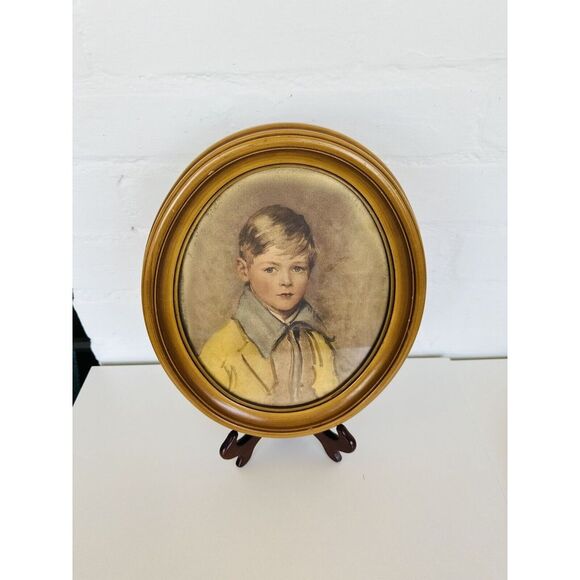 Vintage Framed Prints of Charlotte and Peter by Sidney Bell & Arthur Garrett - Picture 2 of 16